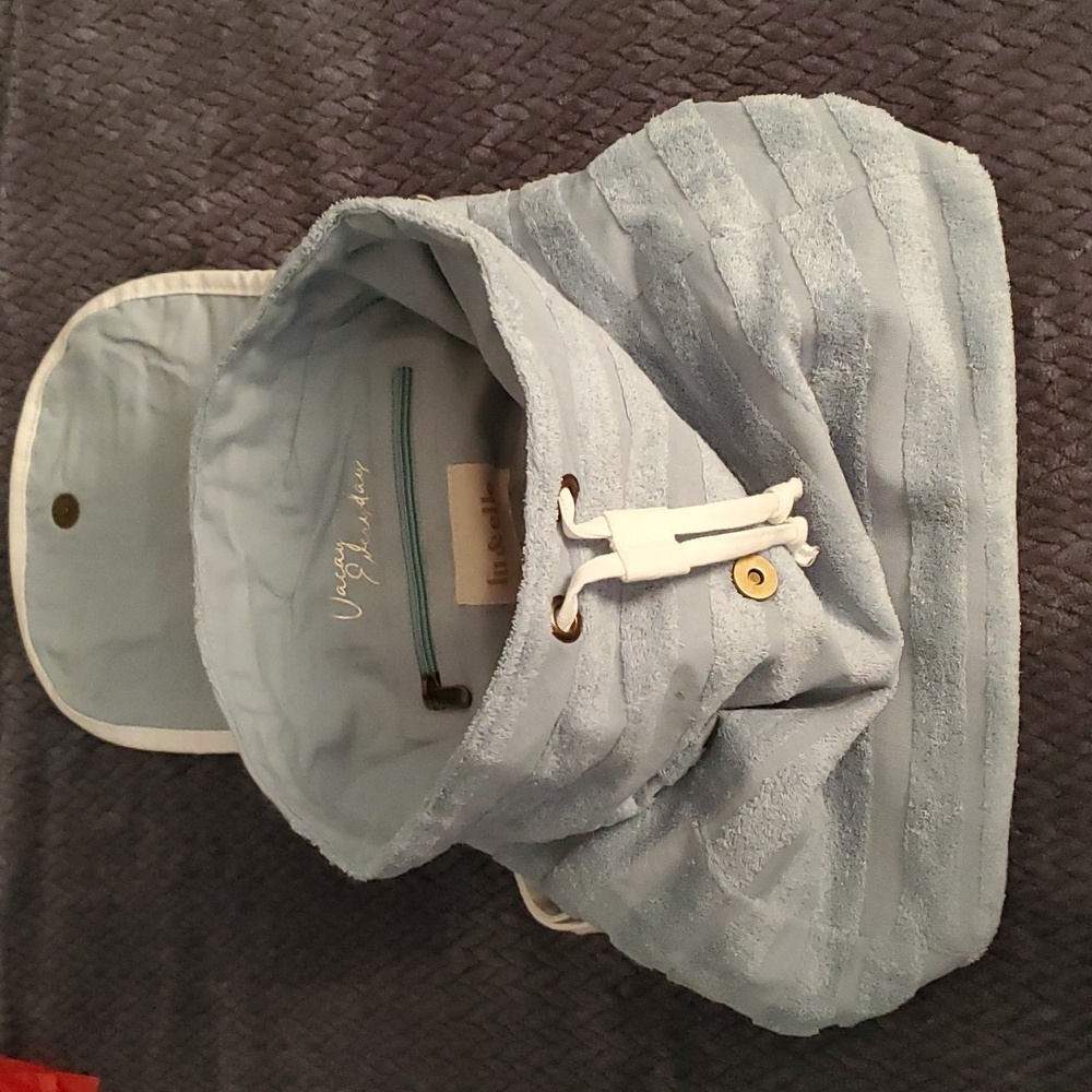 NWT Lu & Elle terry backpack - Picture 4 of 6